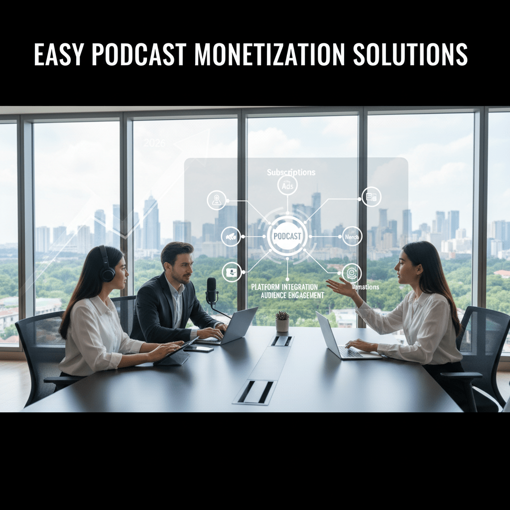 Easy Podcast Monetization Solutions: 2026 Guide